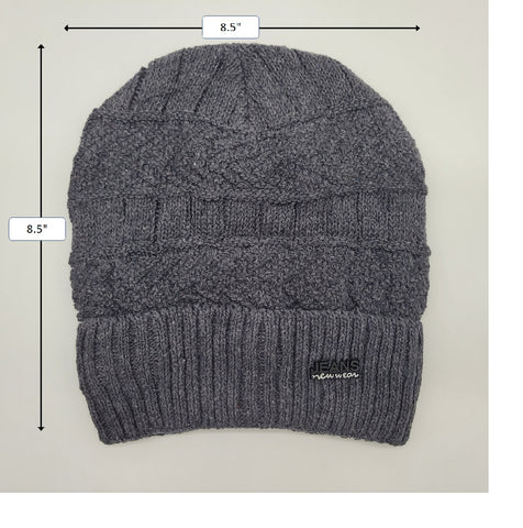 Winter Warm Knitted Beanie and Warm Scarf Set for Women - Grey Color Winter Warm Knitted Beanie and Warm Scarf Set for Women - Grey Color