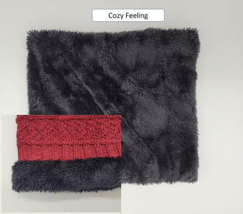 Winter Warm Knitted Beanie and Warm Scarf Set for Women - Red Color Winter Warm Knitted Beanie and Warm Scarf Set for Women - Red Color