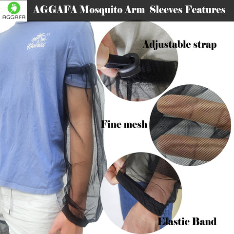 aggafa, mosquito net arm sleeves medium size, product features aggafa, mosquito net arm sleeves medium size, product features