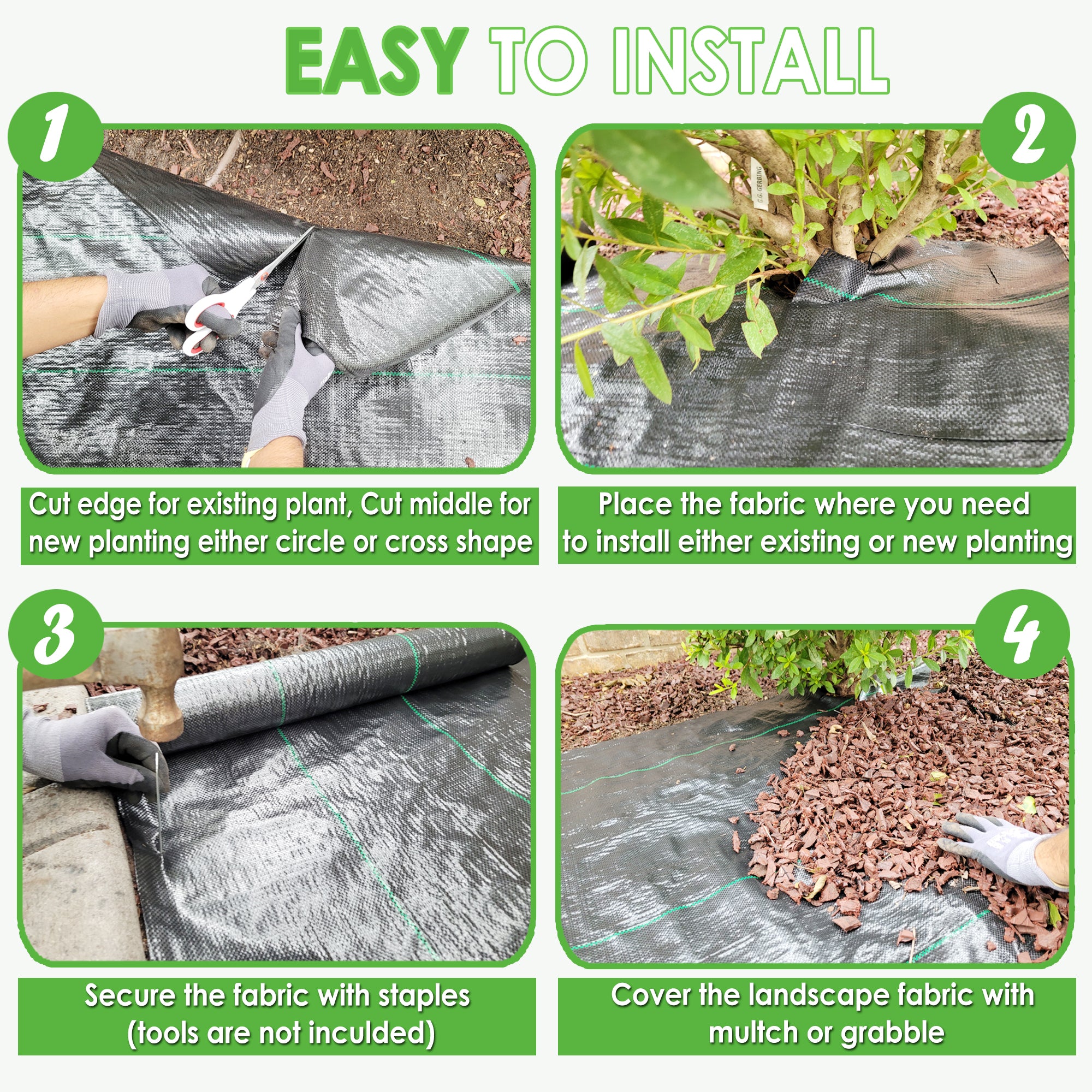 aggafa weed barrier fabric 6ftx300ft installation aggafa weed barrier fabric 6ftx300ft installation