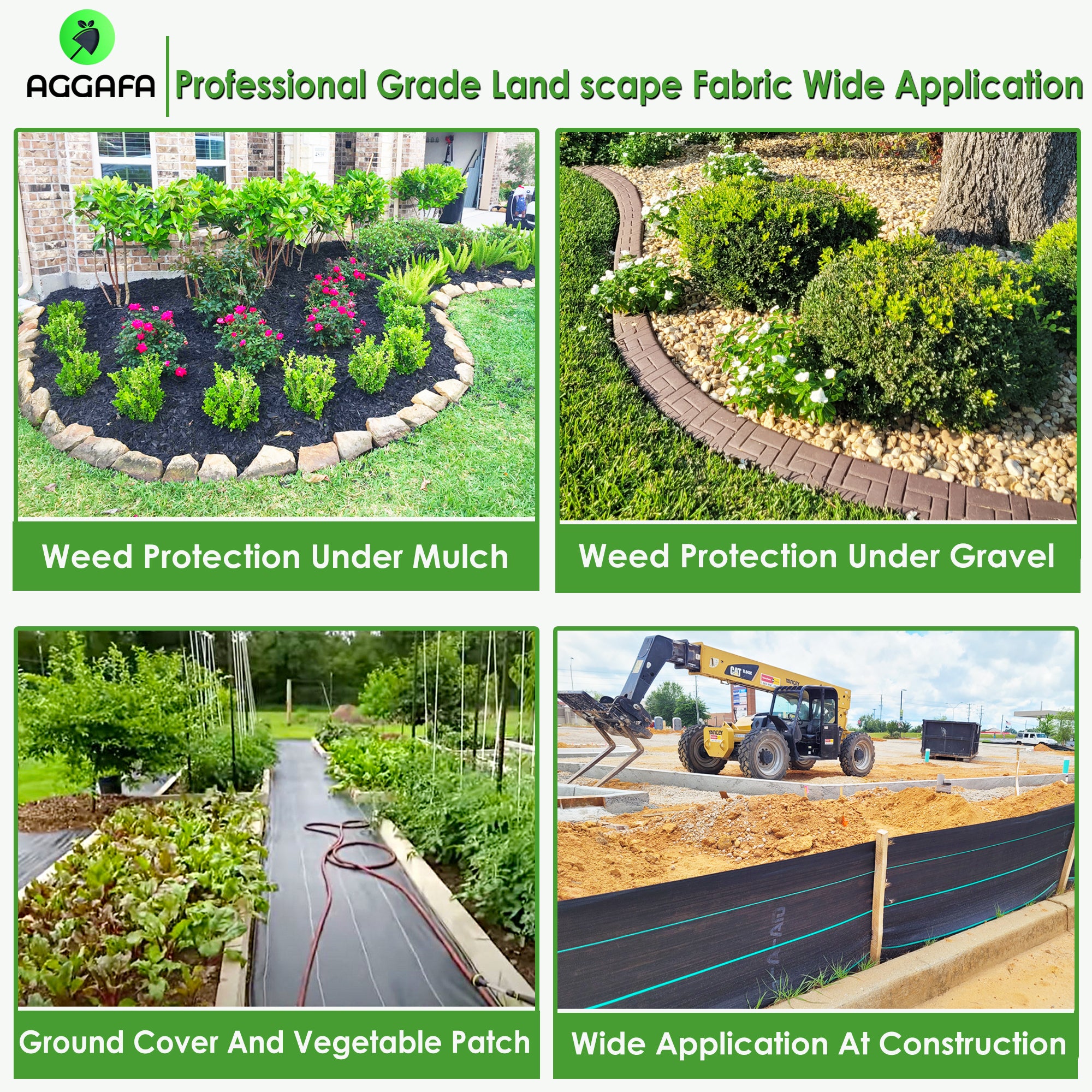 aggafa weed barrier fabric 6ftx300ft application aggafa weed barrier fabric 6ftx300ft application