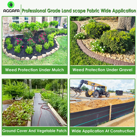 aggafa weed barrier fabric 6ftx300ft application aggafa weed barrier fabric 6ftx300ft application