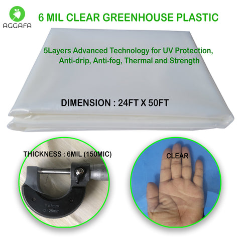 aggafa greenhouse plastic 24ftx50ft 6mil aggafa greenhouse plastic 24ftx50ft 6mil
